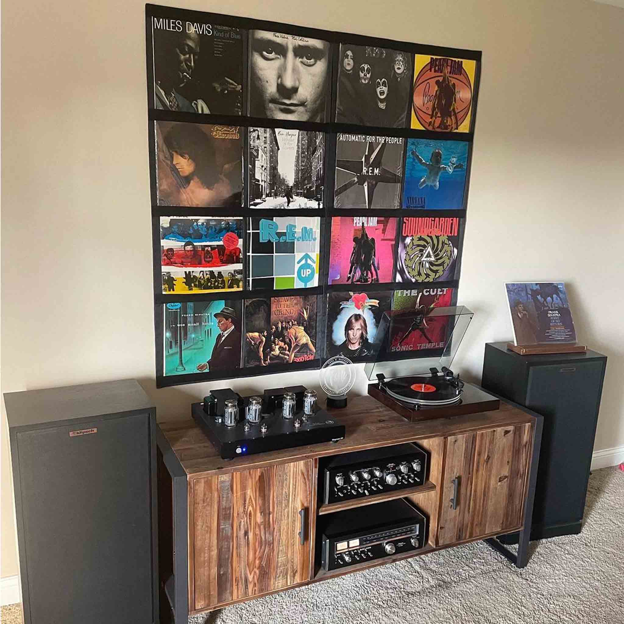 12" Vinyl Record Display Frame - LP Wall Storage - View 3