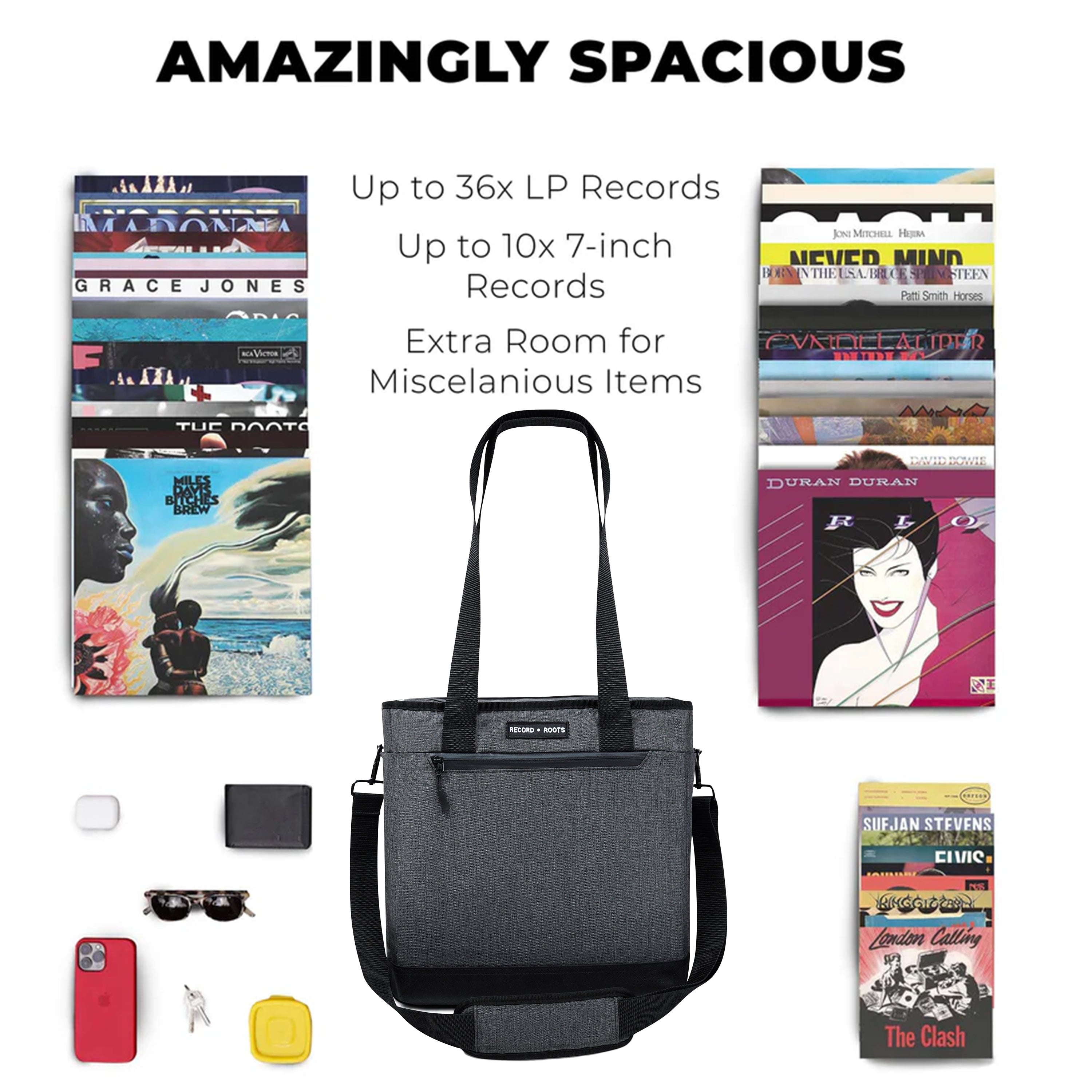 The Ultimate Vinyl Record Carry Bag V2.0 - View 3